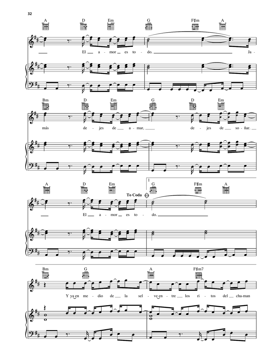 Chaman Piano, Vocal, Guitar scores gallery preview page 5
