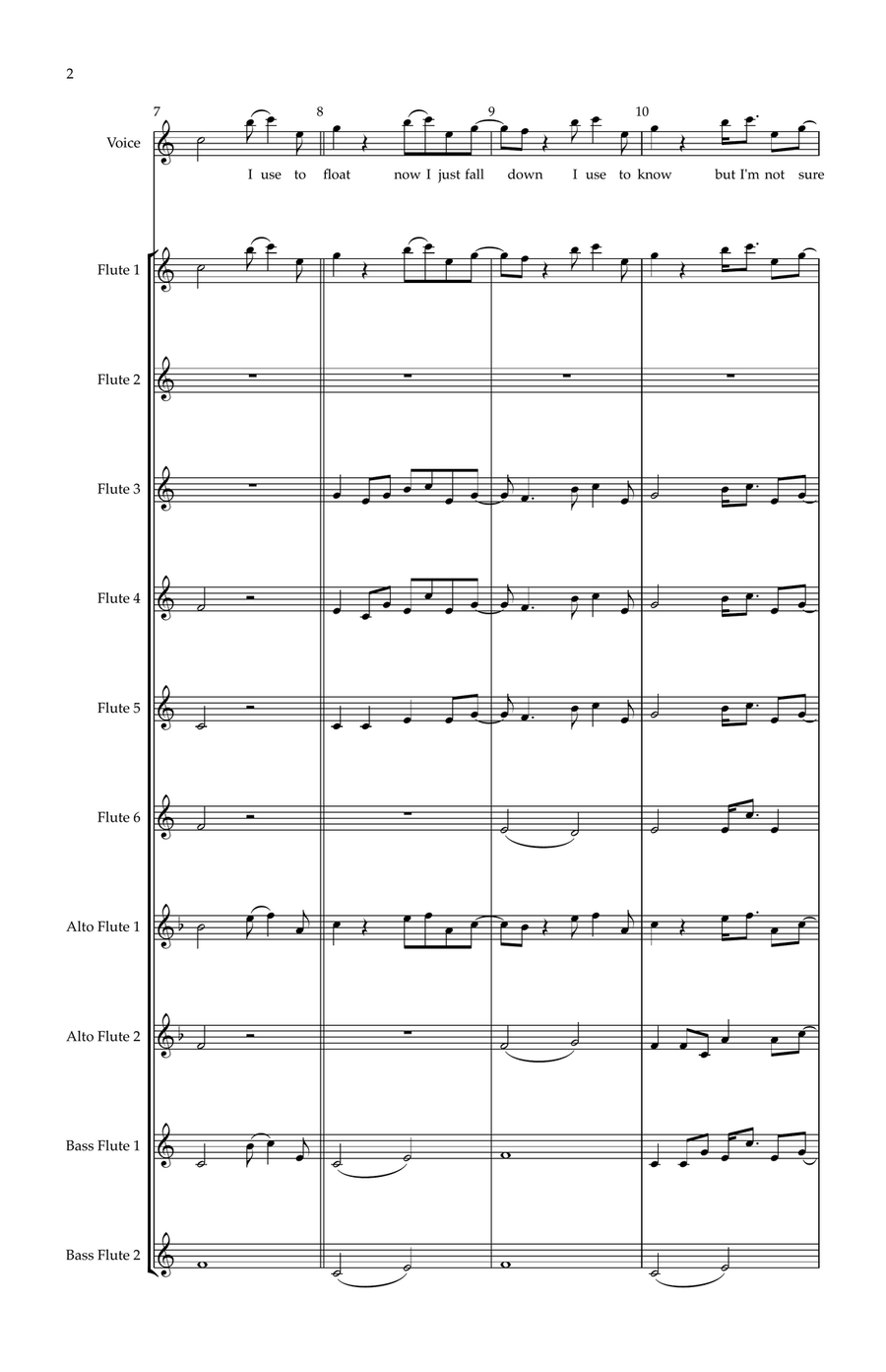 What Was I Made For? What Was I Made For? Woodwind Ensemble scores gallery preview page 2