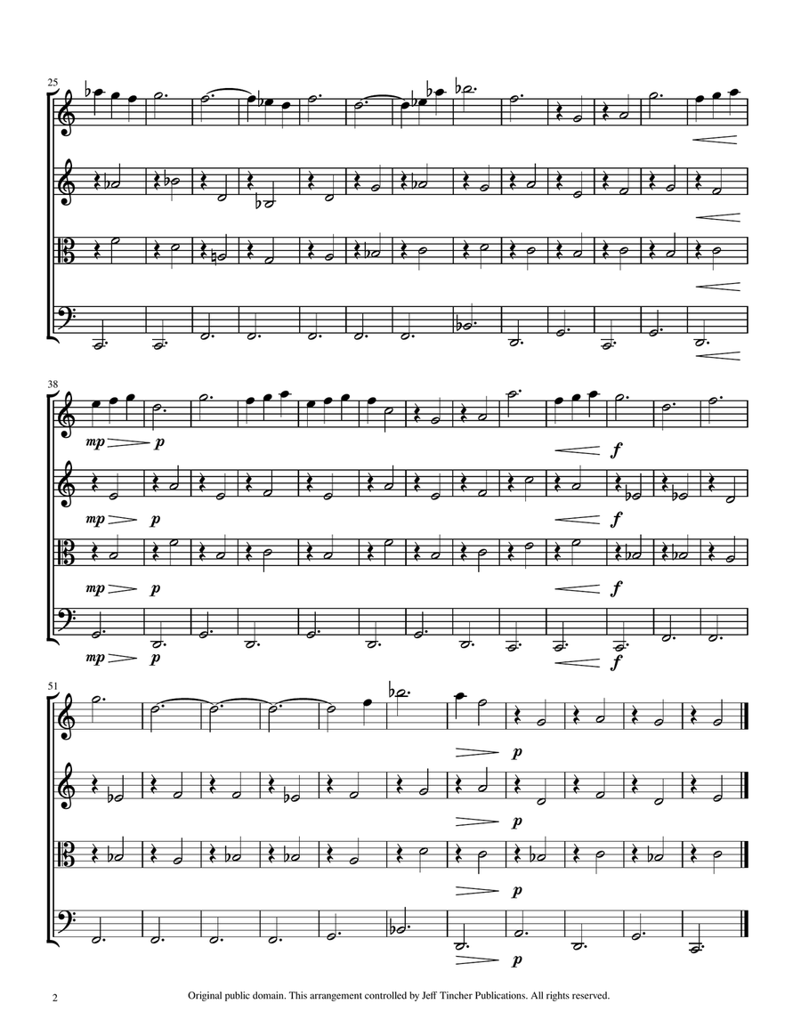 Gymnopedies 2 Gymnopedies 2 String Quartet scores gallery preview page 3