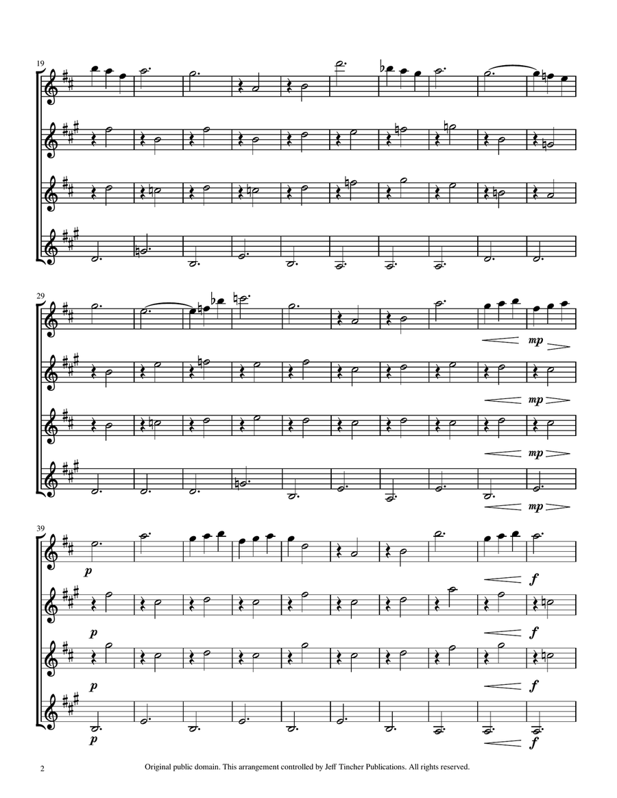 Gymnopedies 2 Gymnopedies 2 Saxophone Quartet scores gallery preview page 3
