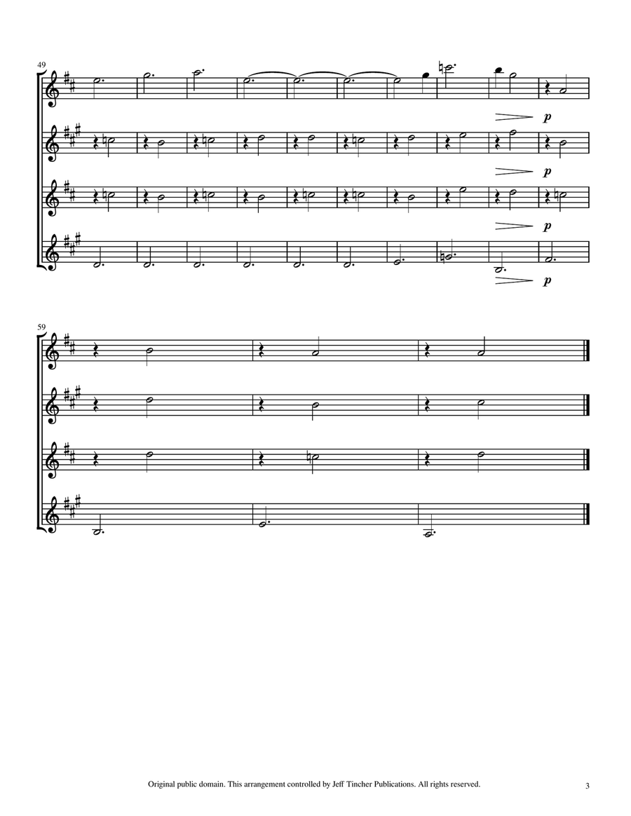 Gymnopedies 2 Gymnopedies 2 Saxophone Quartet scores gallery preview page 4