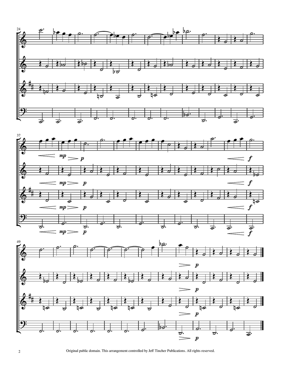 Gymnopedies 2 Gymnopedies 2 Woodwind Quartet scores gallery preview page 3