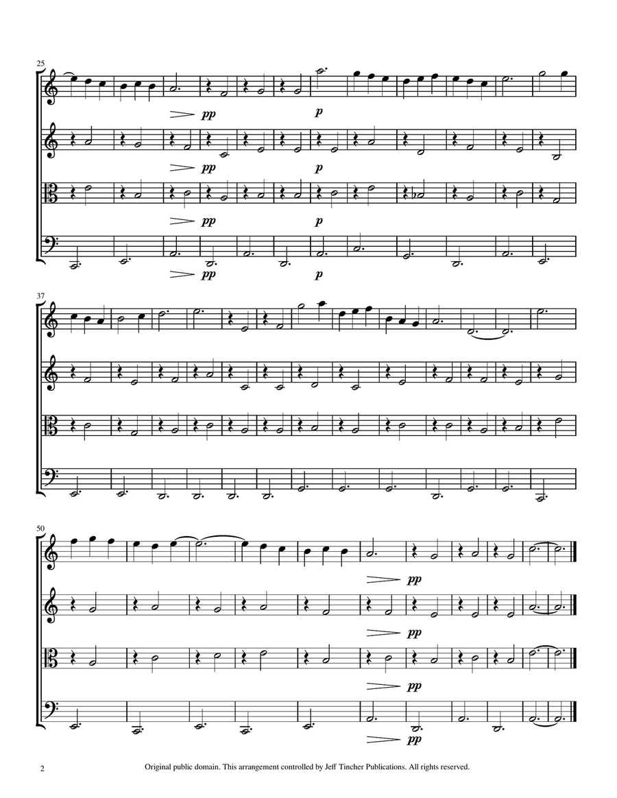 Gymnopedies 3 Gymnopedies 3 String Quartet scores gallery preview page 3