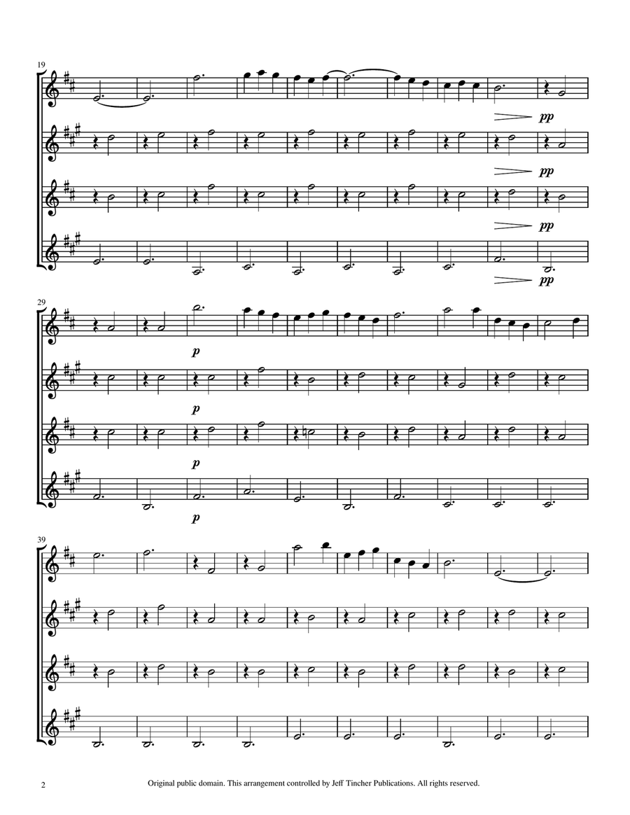 Gymnopedies 3 Gymnopedies 3 Saxophone Quartet scores gallery preview page 3