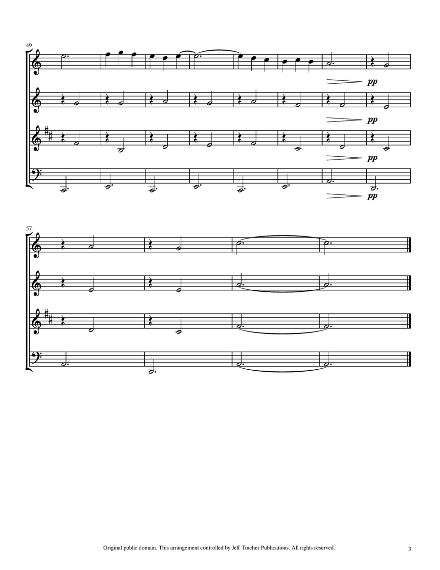 Gymnopedies 3 Gymnopedies 3 Woodwind Quartet scores gallery preview page 4