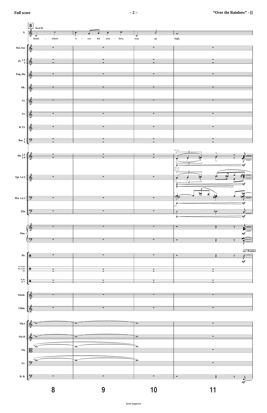 Over The Rainbow Over The Rainbow Full Orchestra scores gallery preview page 2