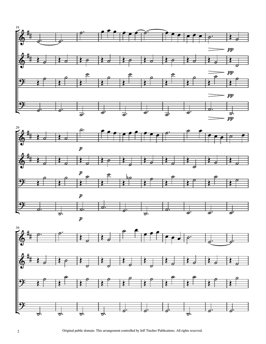 Gymnopedies 3 Gymnopedies 3 Brass Quartet scores gallery preview page 3