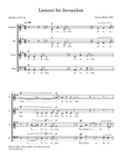 Lament for Jerusalem
