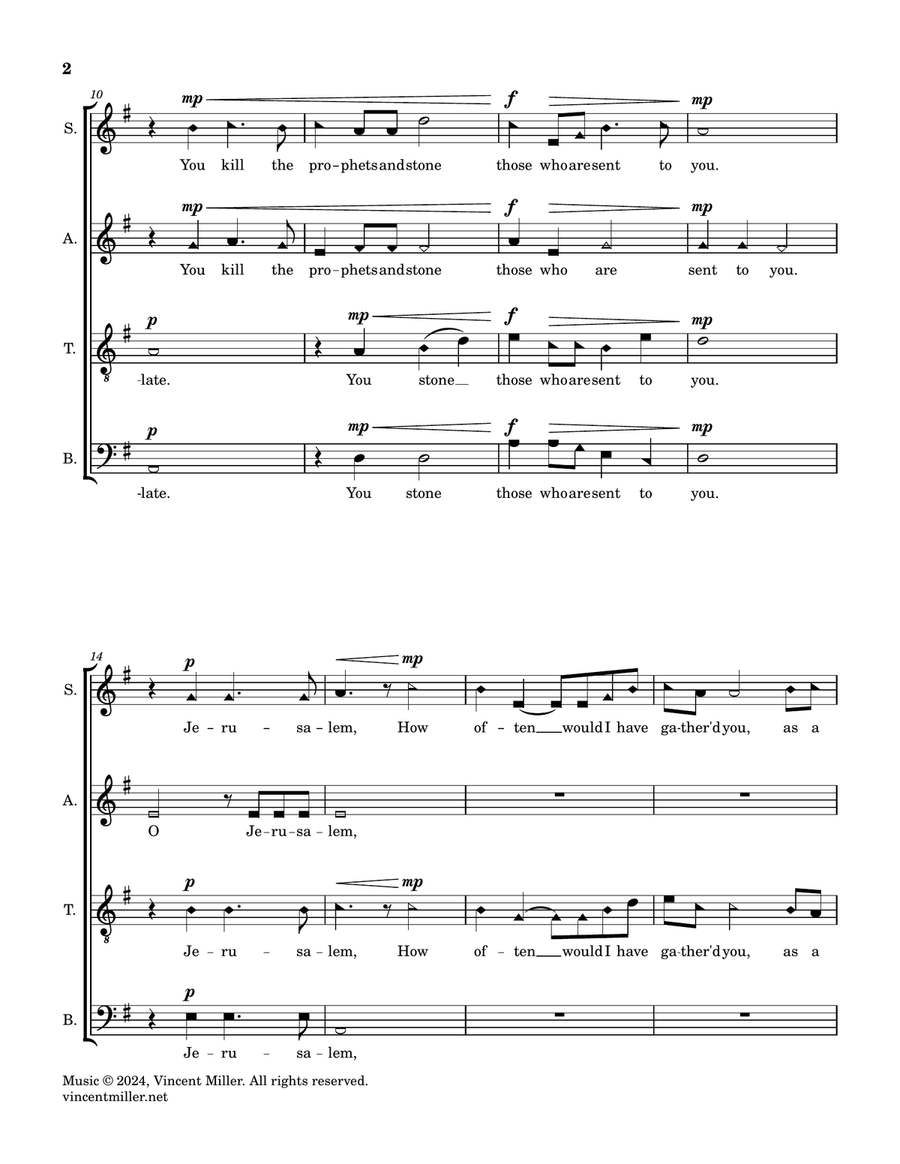 Lament for Jerusalem Lament for Jerusalem 4-Part scores gallery preview page 2