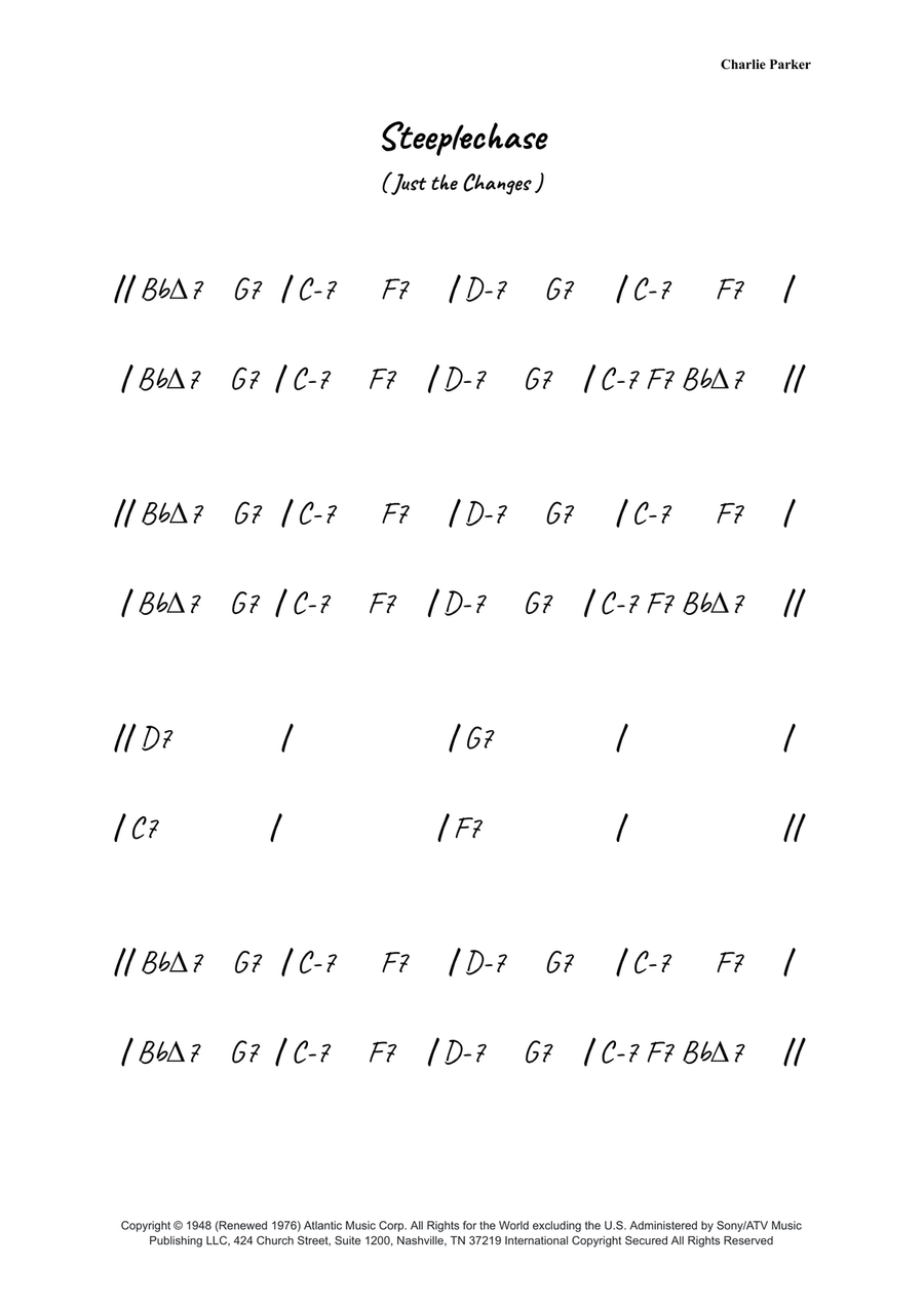 Steeplechase Steeplechase Piano scores gallery preview page 1