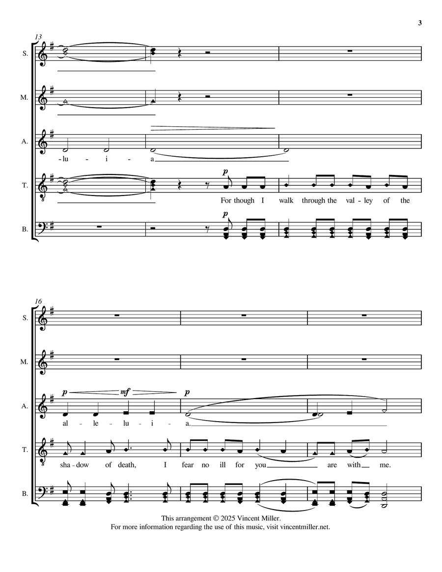 The Lord Is My Shepherd The Lord Is My Shepherd Divisi scores gallery preview page 3