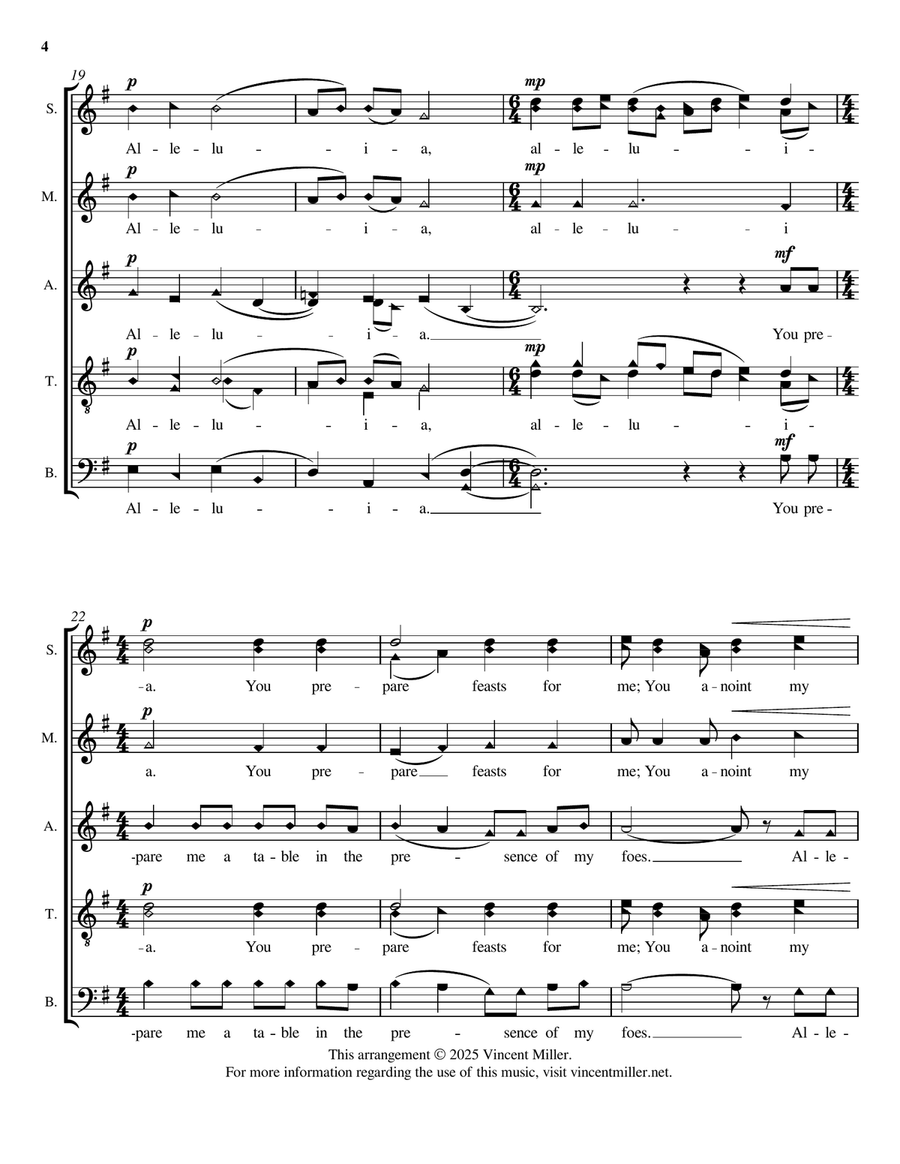 The Lord Is My Shepherd The Lord Is My Shepherd Divisi scores gallery preview page 4
