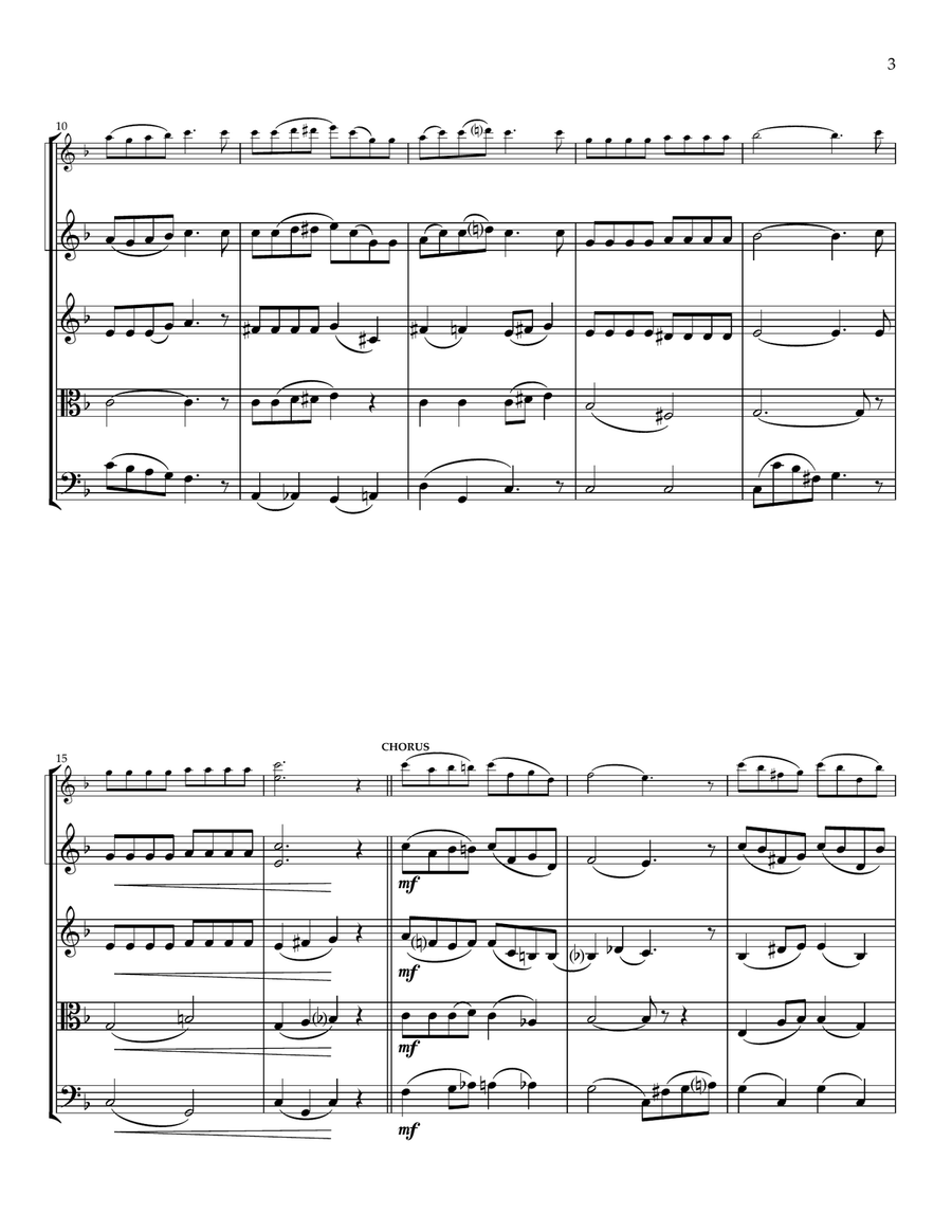 Mother (M-O-T-H-E-R) Mother (M-O-T-H-E-R) String Quartet scores gallery preview page 5
