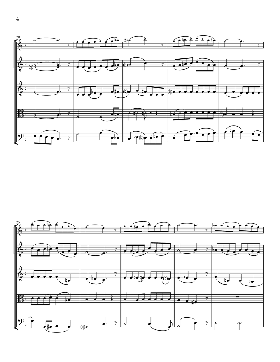 Mother (M-O-T-H-E-R) Mother (M-O-T-H-E-R) String Quartet scores gallery preview page 6