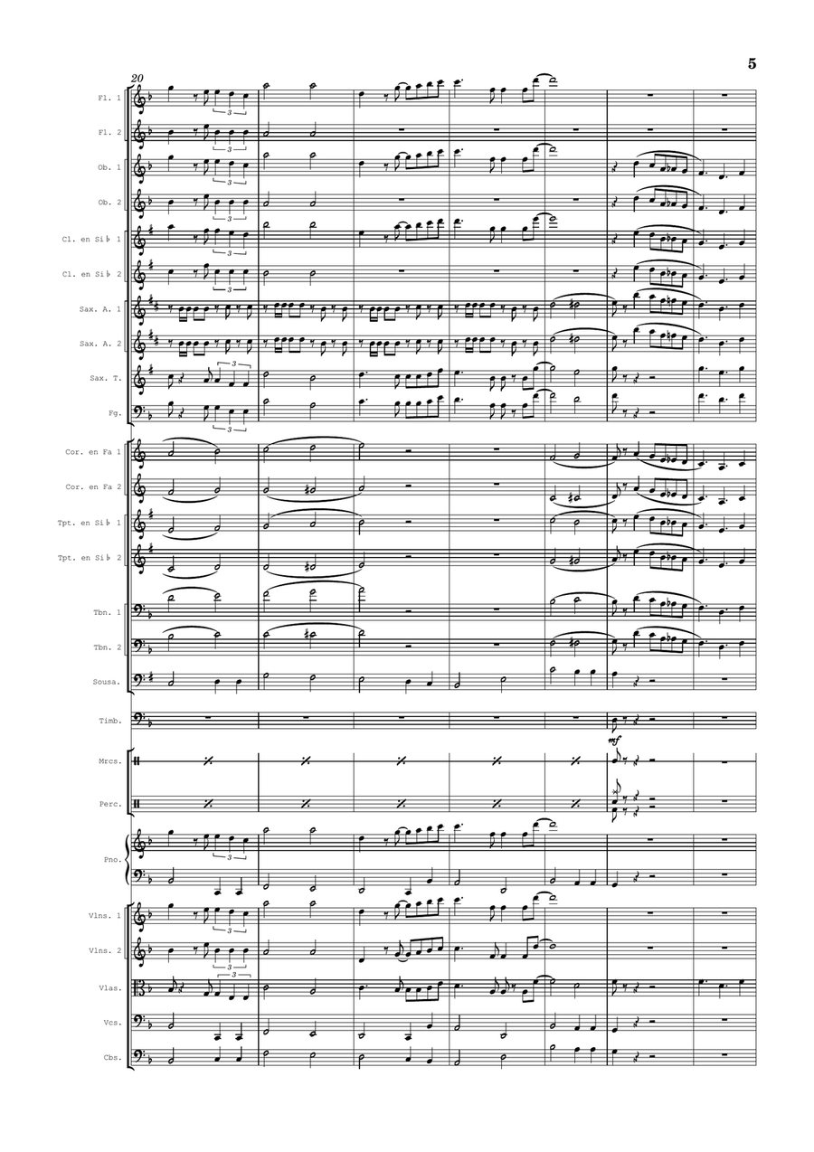 Beyond The Sea Beyond The Sea Full Orchestra scores gallery preview page 5
