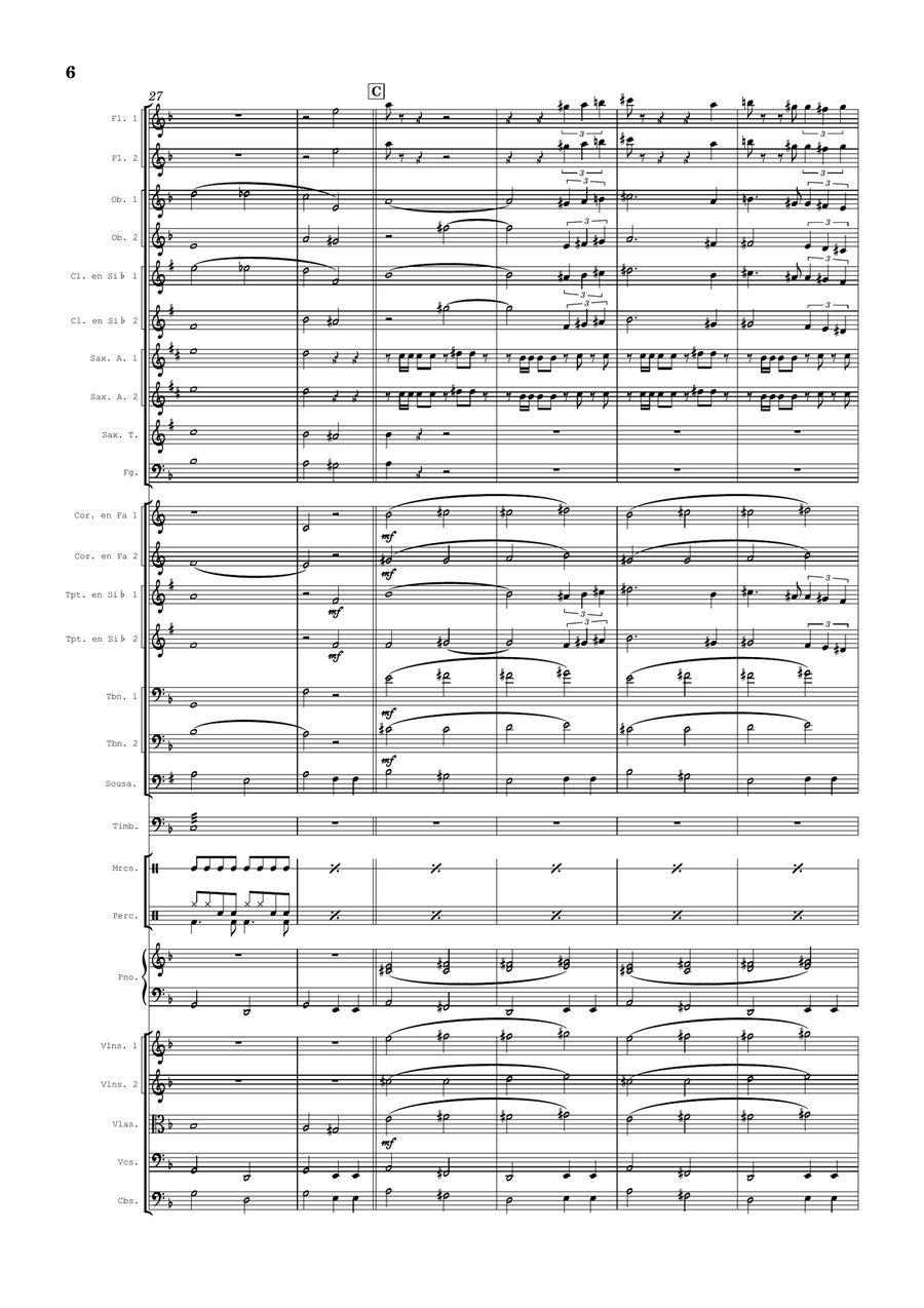 Beyond The Sea Beyond The Sea Full Orchestra scores gallery preview page 6