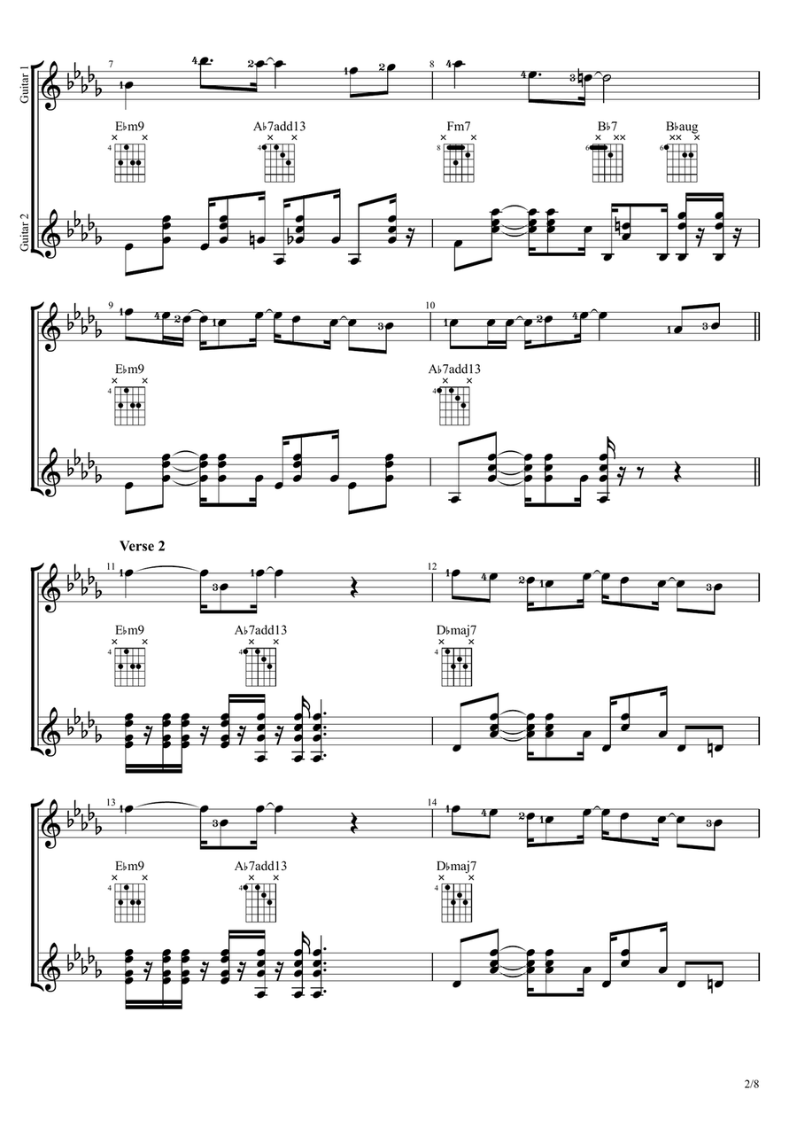 From The Start From The Start Acoustic Guitar scores gallery preview page 2