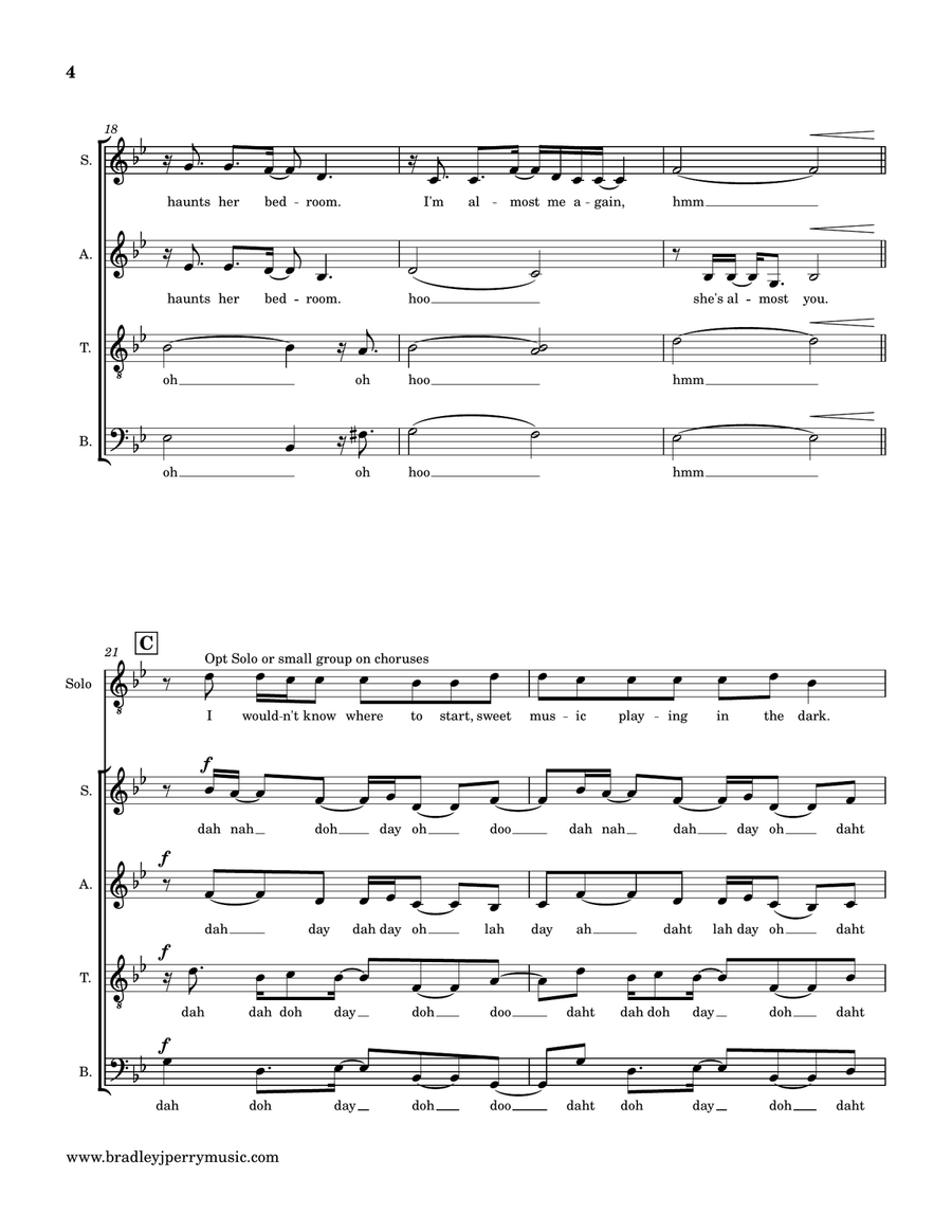 Almost (Sweet Music) Almost (Sweet Music) Divisi scores gallery preview page 4