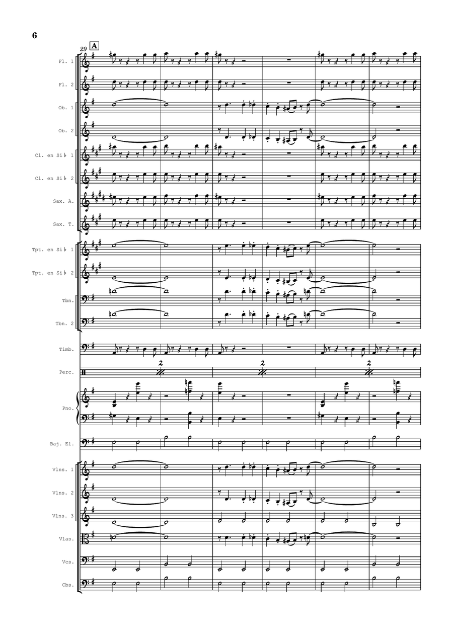 Aquarela Brasileira (Aquarela Do Brasil) Full Orchestra scores gallery preview page 6