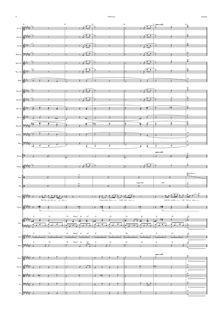 Imagine Full Orchestra scores gallery preview page 6