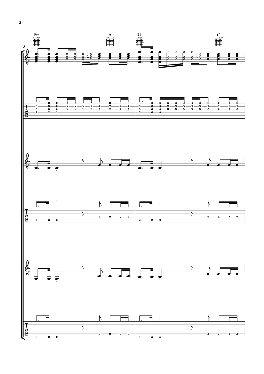 Smells Like Teen Spirit Smells Like Teen Spirit Guitar Ensemble scores gallery preview page 2