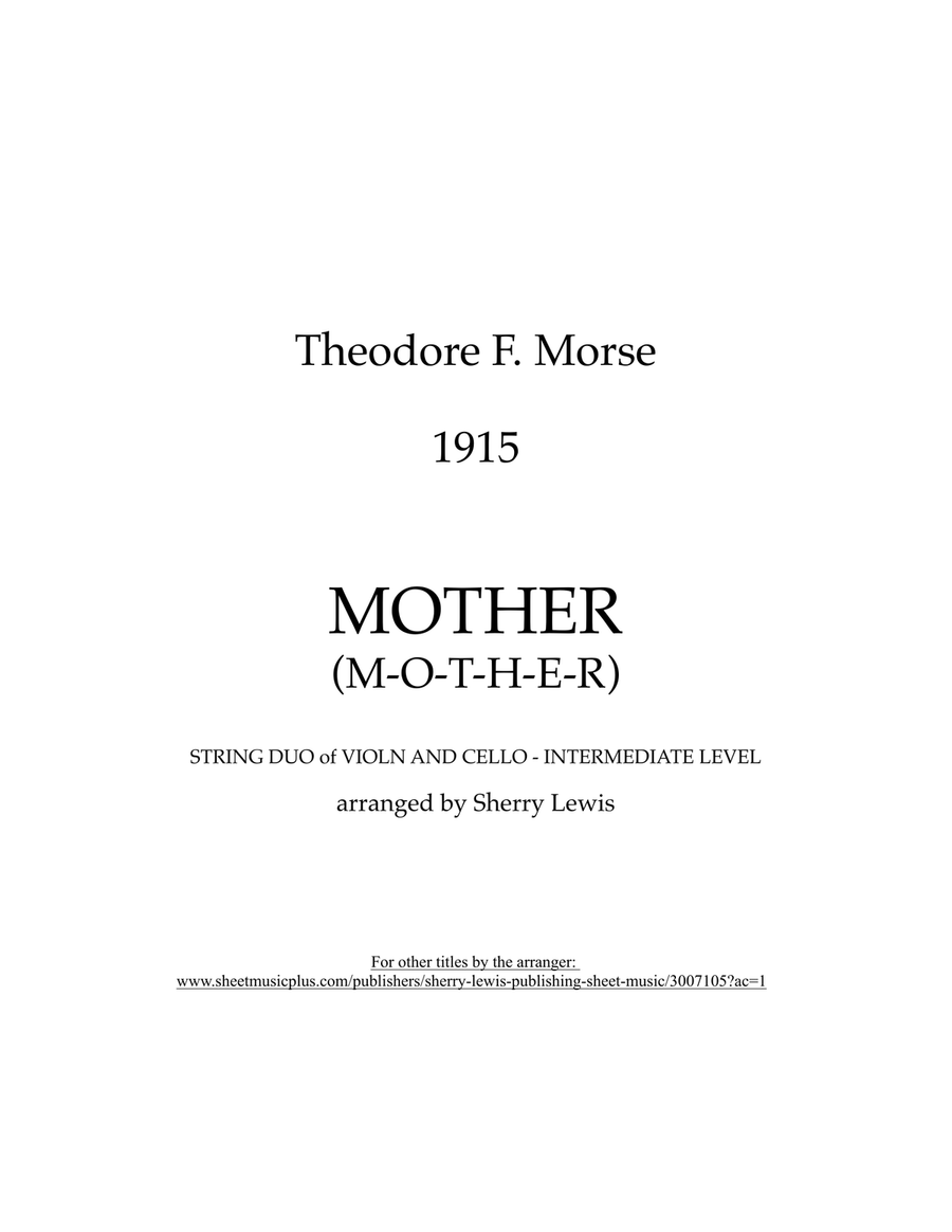Mother (MOTHER) Mother (MOTHER) String Duet scores gallery preview page 2
