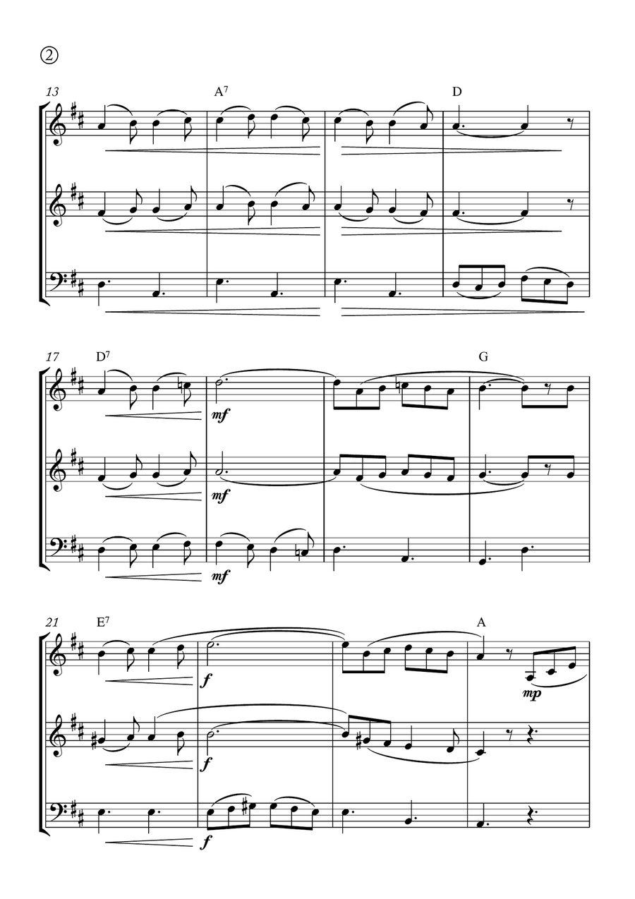 Barcarolle Barcarolle String Trio scores gallery preview page 2