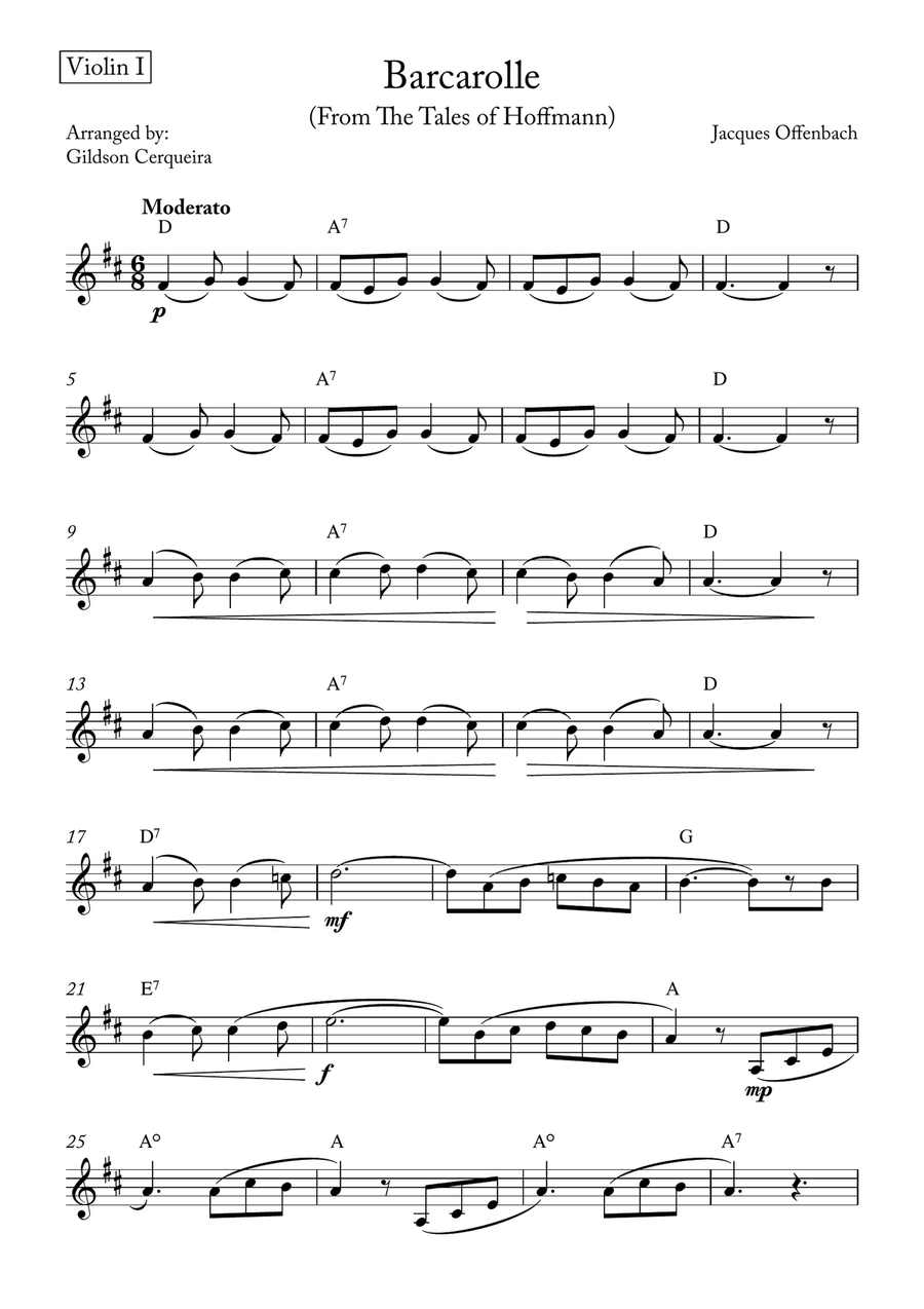 Barcarolle Barcarolle String Trio scores gallery preview page 6