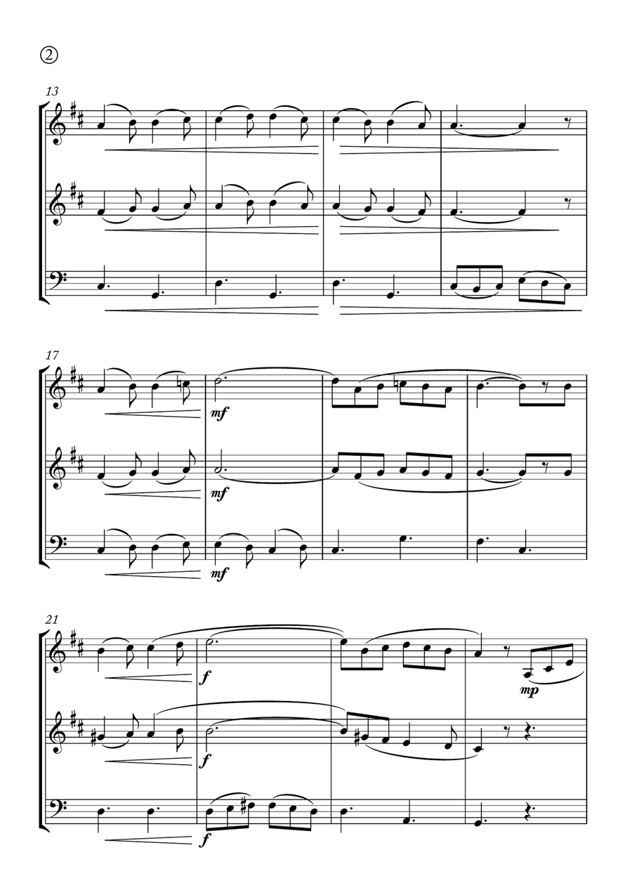 Barcarolle Brass Ensemble scores gallery preview page 2