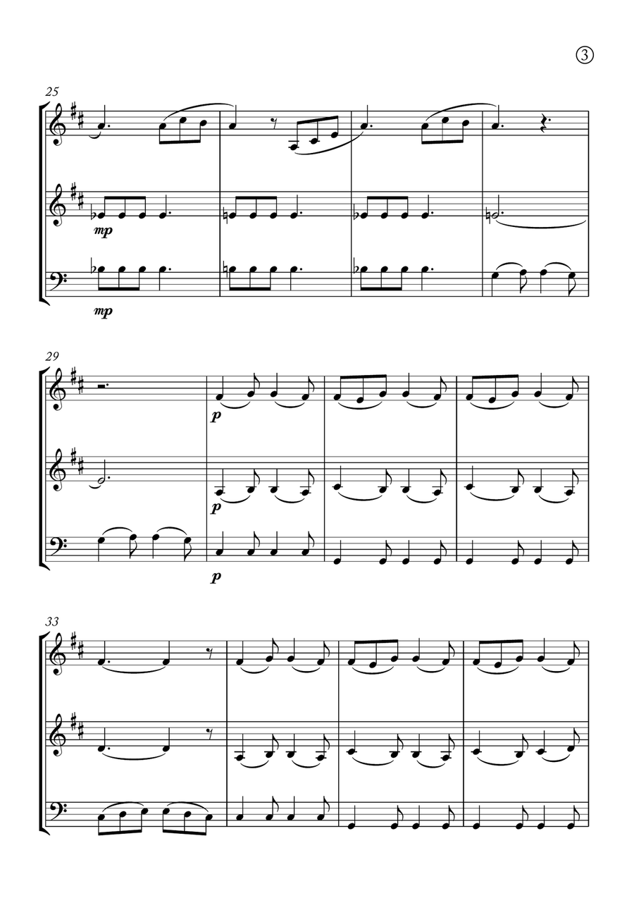 Barcarolle Brass Ensemble scores gallery preview page 3