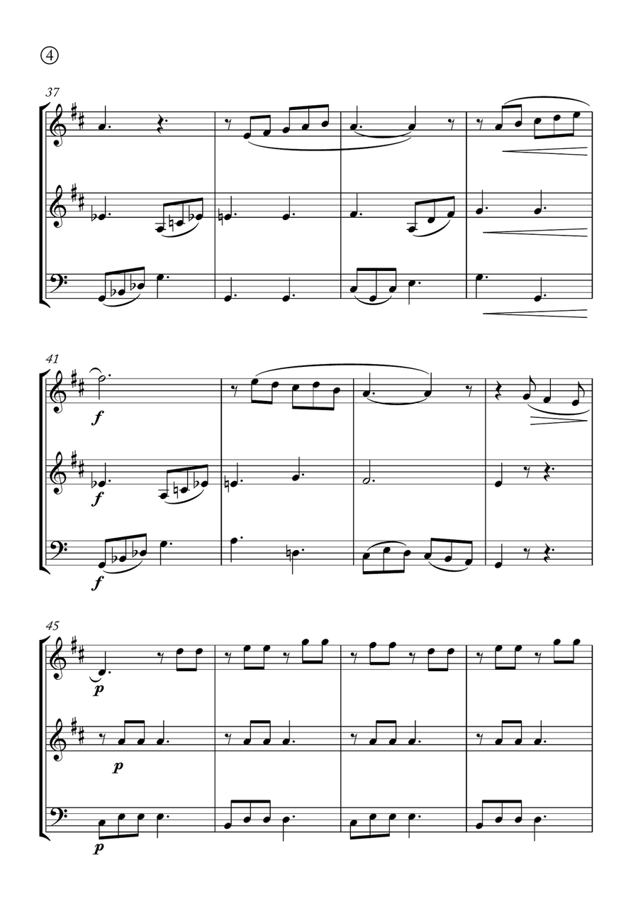 Barcarolle Brass Ensemble scores gallery preview page 4