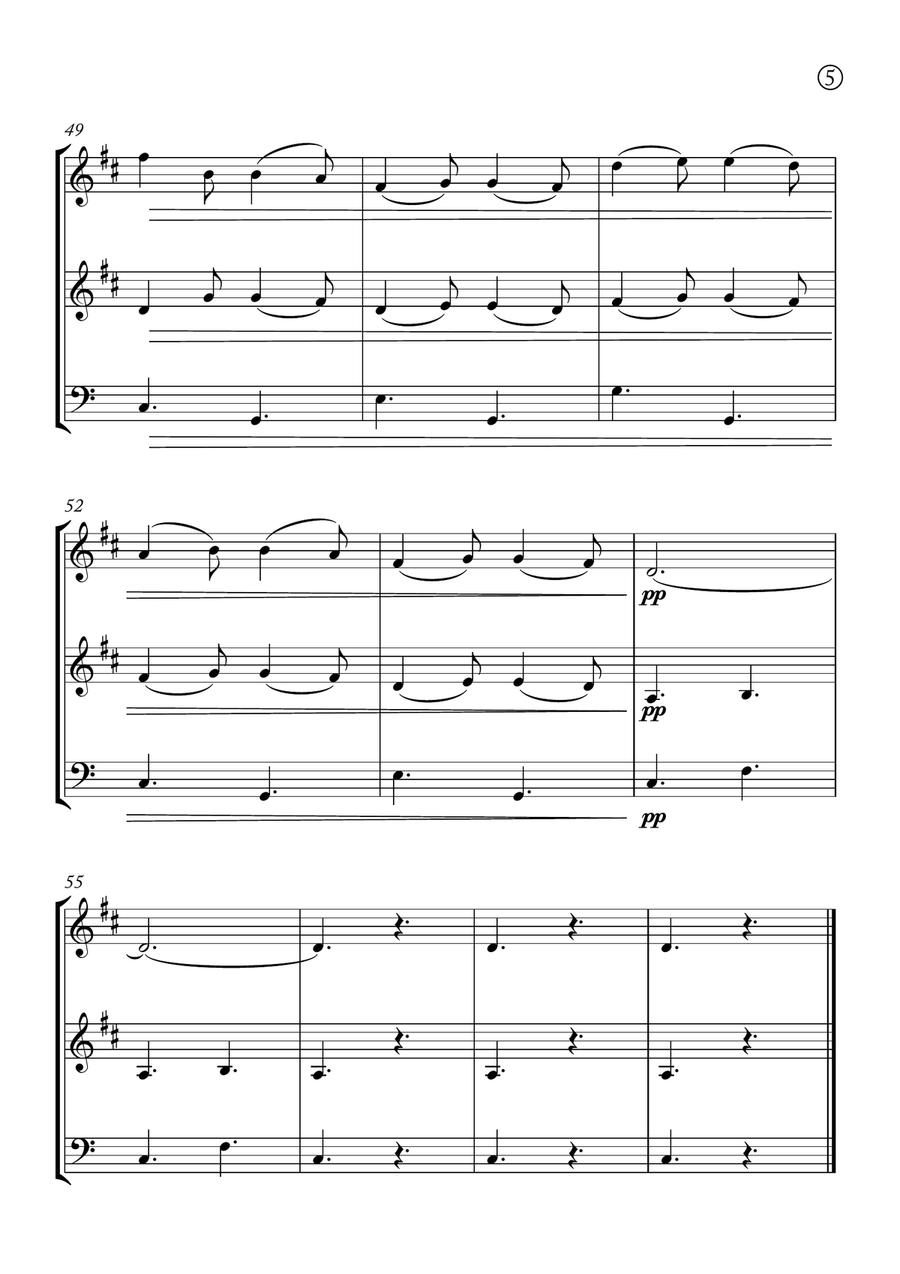 Barcarolle Brass Ensemble scores gallery preview page 5