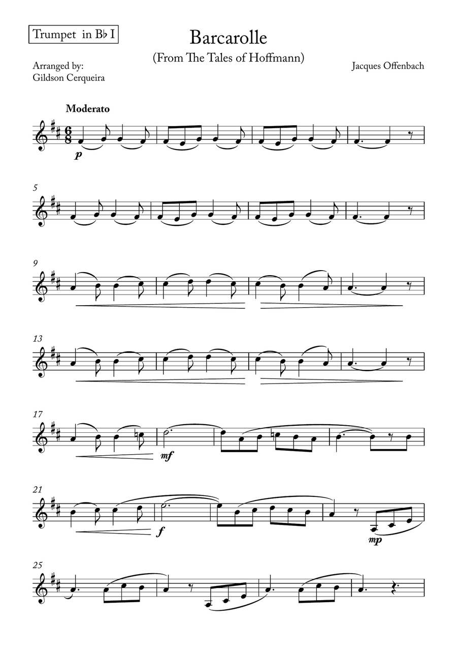 Barcarolle Brass Ensemble scores gallery preview page 6