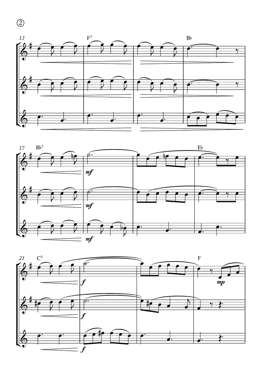 Barcarolle Woodwind Trio scores gallery preview page 2