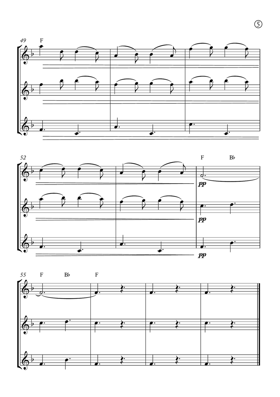 Barcarolle Chamber Music scores gallery preview page 5