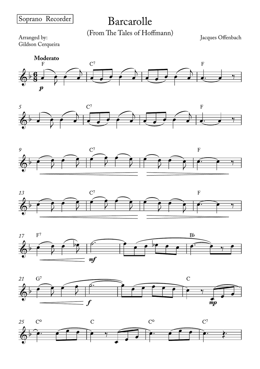 Barcarolle Chamber Music scores gallery preview page 6
