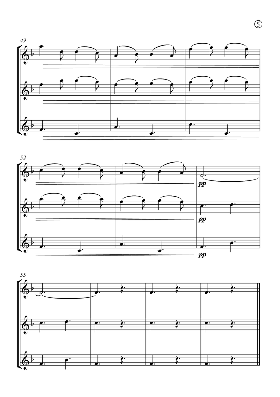 Barcarolle Chamber Music scores gallery preview page 5