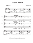 Go Forth In Peace (Unison choir - (High Key)