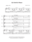 Go Forth In Peace (Vocal Duet - (High Key)