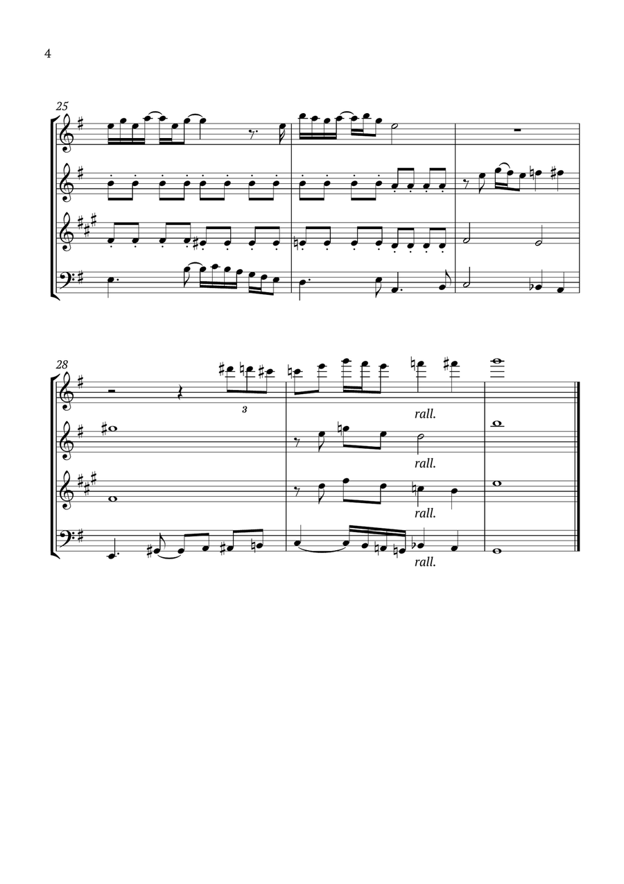 Something Woodwind Quartet scores gallery preview page 4
