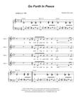 Go Forth In Peace (Vocal Duet - (Medium Key)