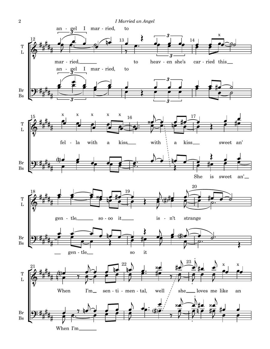 I Married An Angel I Married An Angel A Cappella scores gallery preview page 2