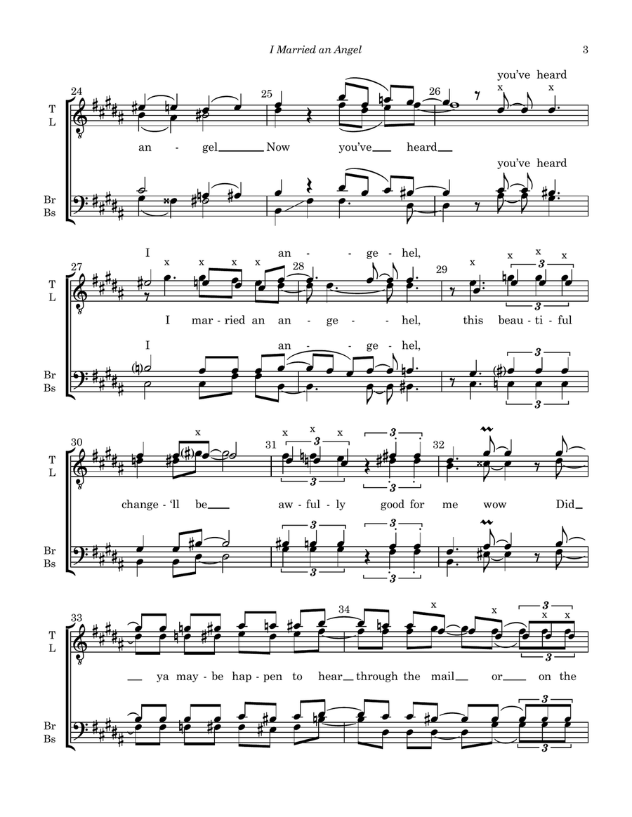 I Married An Angel I Married An Angel A Cappella scores gallery preview page 3