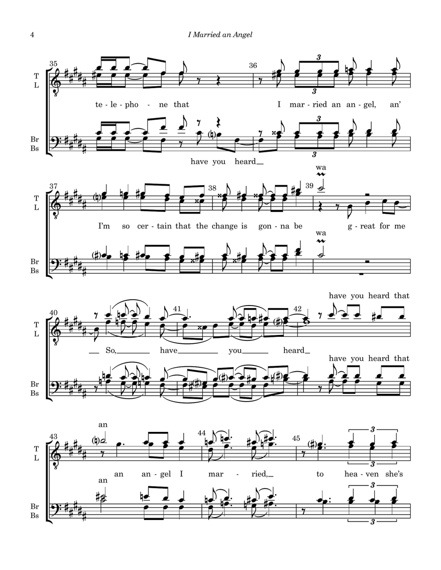 I Married An Angel I Married An Angel A Cappella scores gallery preview page 4