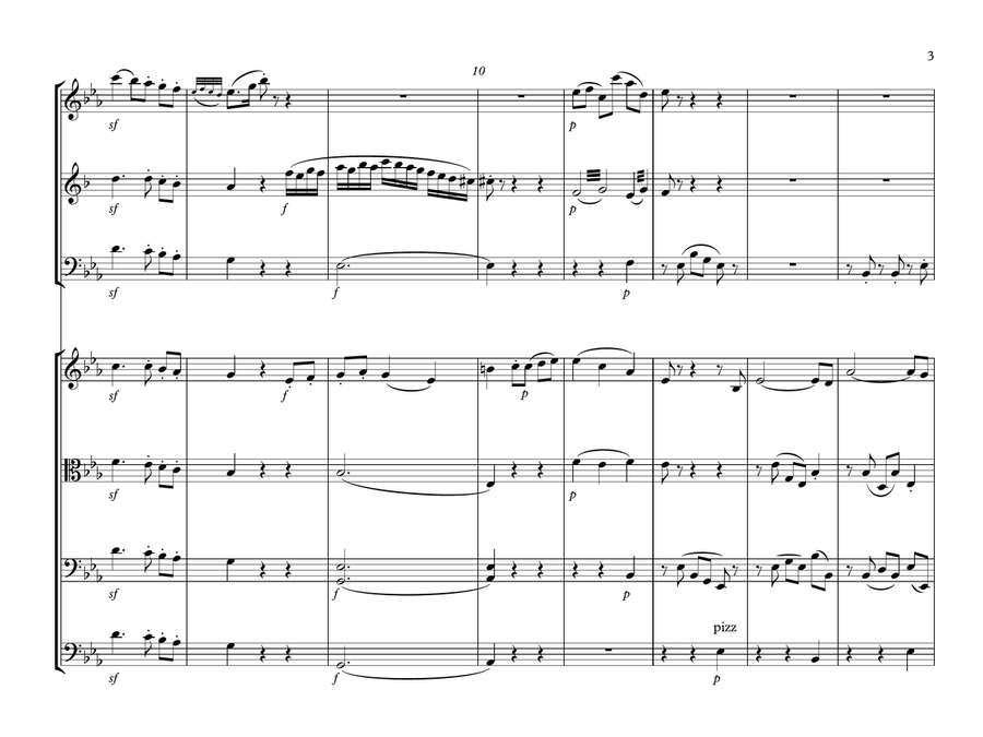 Sonate Opus 69 Sonate Opus 69 Small Ensemble scores gallery preview page 3