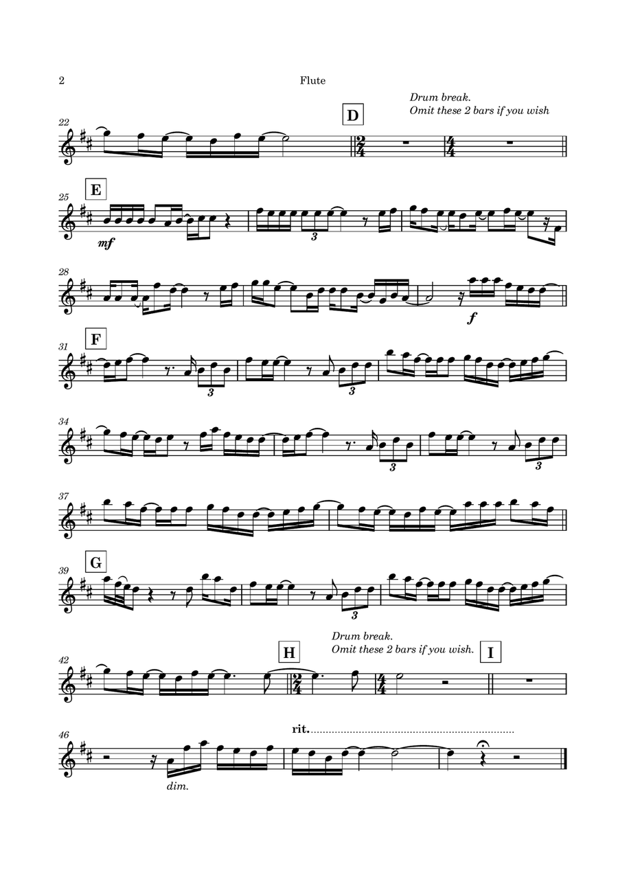 Against All Odds (Take A Look At Me Now) Flute scores gallery preview page 5