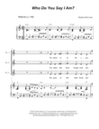 Who Do You Say I Am? (Vocal solo)