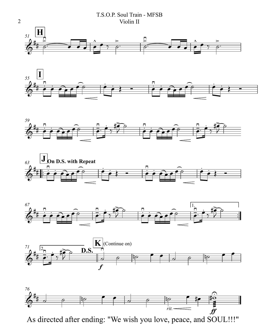 The Sound Of Philadelphia (T.s.o.p.) String Orchestra scores gallery preview page 4