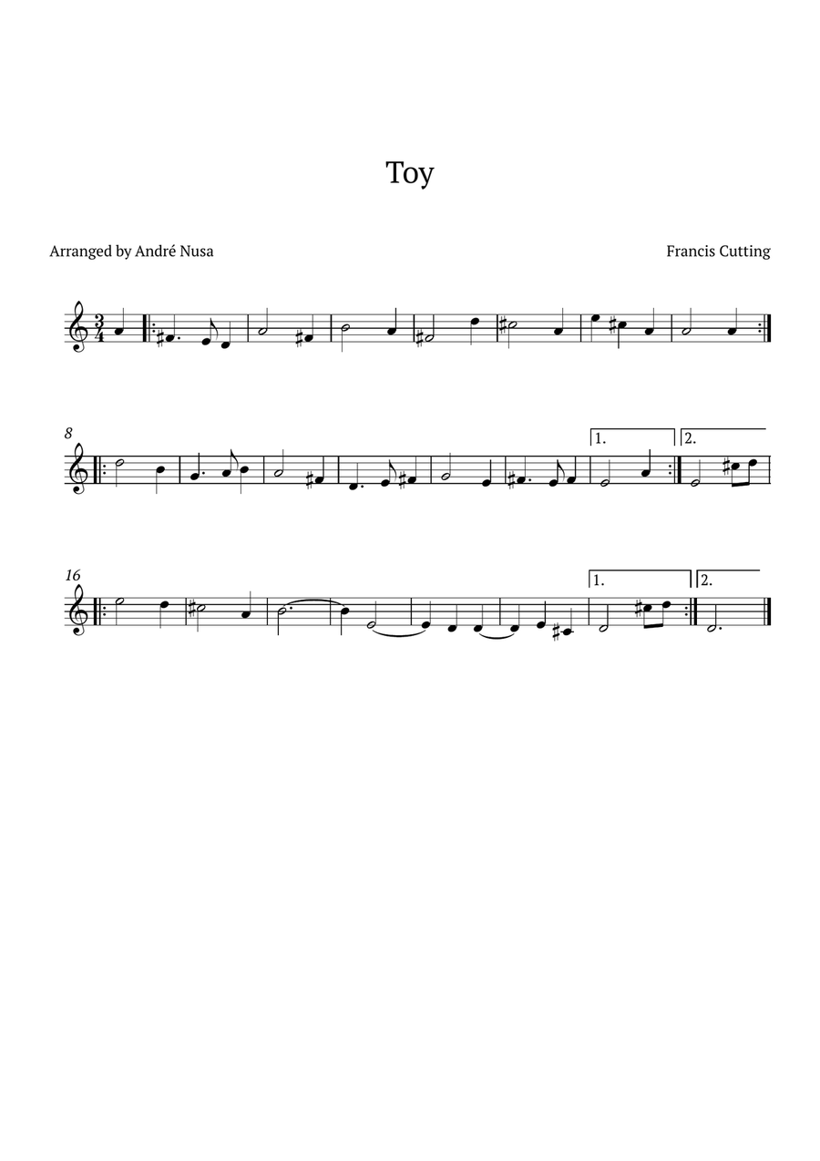 Toy Horn Solo scores gallery preview page 1