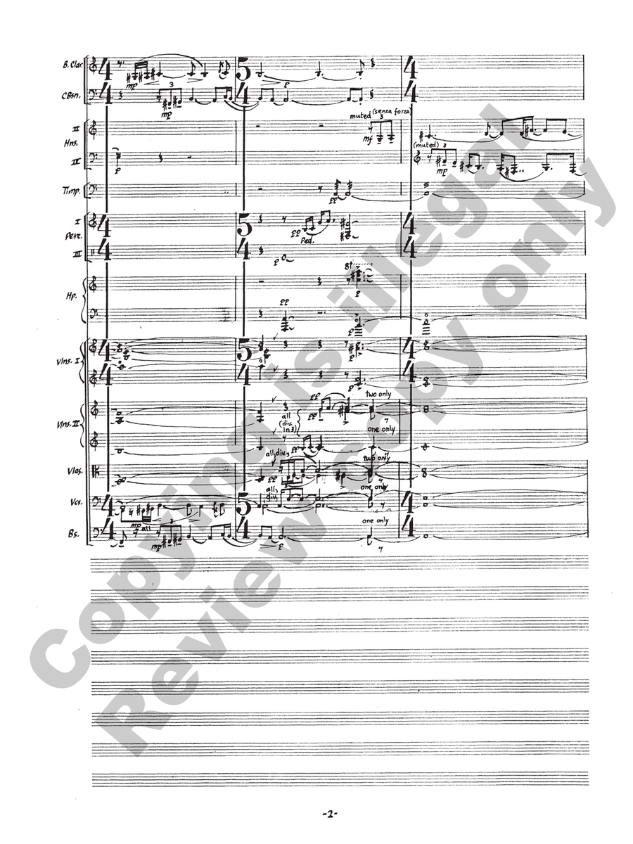 Concerto for Horn and Orchestra (Additional Full Score) Horn Solo scores gallery preview page 5
